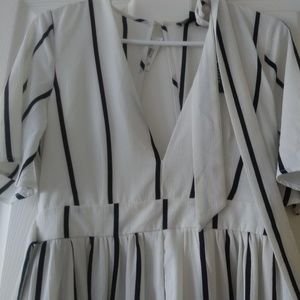 Large High short long back jumpsuit